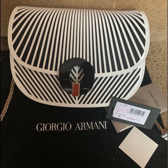 Giorgio Armani Handbags - Giorgio Armani Leather Crossbody Purse NWT